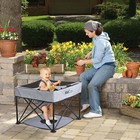 Seat With Floor Mat  Portable Baby Chair  Baby Activity Center  midnight 