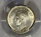     1938 Canada Silver 10 Cent -pcgs Ms64 - King George Vi   silver Coin