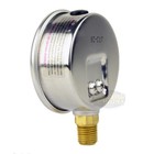 Liquid Filled 2 5  100 Psi Air Pressure Gauge Lower Mount Side Mount