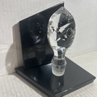 Vintage Heavy Glass Decanter Bottle Stopper