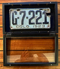 Framed Vintage 1923 Colorado License Plate  g-7-221  Plate Only Offers Accepted