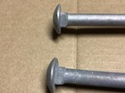 1 2 X 10    Hot Dipped Galvanized Carriage Bolt With Nuts And Washers Lot Of 2