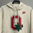 Nike Ohio State Buckeyes Vault Logo Pullover Hoodie Mens Size Large L New