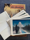 Charles W  Bartlett Shin-hanga Boxed Set 20 Note Cards India  Ceylon   Japan