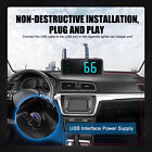 2024 Mini Led Digital Speedometer Gps Car Hud Head Up Display Mph kmh Universal 