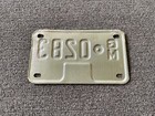 Rare 1990 - 2003 New Mexico Government Motorcycle License Plate Low Number
