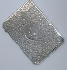 Edwardian Sterling Silver Calling Card Case - Birmingham 1904 - George Unite