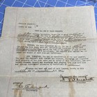 Antique Court Document Hanchett Bond Company Signed 1929 Cook County Notary