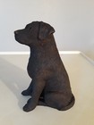 Sandicast Chocolate Lab Labrador Dog Figurine Signed Brue