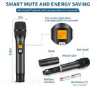 Huasen Wireless Mic Professional Dual Microphone System Karaoke Us Seller Read