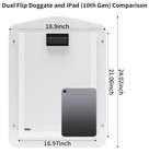 Double-flap Pet Door For Wall And Door  With Closing Panel And Lock  X-large