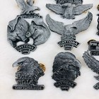 2004 Daytona Harley Davidson Motorcycle Pewter Vest Pin Lot - Eagle Hog Rose