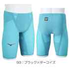 Mizuno Gx Sonic 6 Cr Men s Swim Suits For Long Middle For Race Turquoise 2025