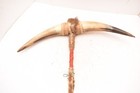 Vtg Native American Ceremonial Double-horn Ghost Dance War Club Antique 21 