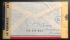 1943 Willemstad Curacao Censored Airmail Commercial Cover To New York Usa