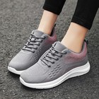 Women s Breathable Lace Up Sneakers Casual Lightweight Walking Comfort Shoes