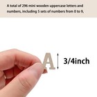 Wooden Letters For Crafts  3 4 Inch Unfinished Capital Wooden Alphabet Letter   