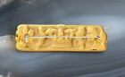 Antique Or Vintage Rectangular Coat Of Arms Enamel Brooch