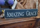 Amazing Grace Rustic Country Farmhouse Primitive Inspiration Vintage Home Decor