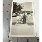 Found Photo Young Boys On Street Sidewalk Vintage 1930s Street View