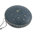 D Major Steel Tongue Drum Handpan 13 Inch 15 Note Rain Drum For Outdoor Gardens