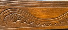 Antique Salvage Oak Wood Pediment Decor Header Molding Crafter 14 75    Long Diy