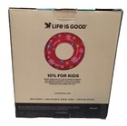 Life Is Good 42    Retro Flowers      Beach Pool Float Inflatable Age 9   Nib