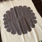 Vintage Beautiful Hand Woven Mexican Zapotec Wool Oaxaca Sunburst Two-panel Rug 