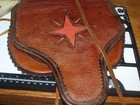 Custom -beaver Tail Hunting Bag With Powder Horn -quality