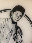 Vintage Michael Jackson Carnival Glass 1980   s Memorabilia Collectible Cool 12x12