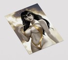 Vampirella Gold Premium Giclee Print 11  X 17  Vampire Comics Wall Art