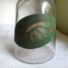 S s sleeper   Co Boston Queen Olives Rare 1880s Unique Shape Food Bottle