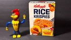 Kellogg s Rice Krispies Woody Woodpecker Swimmer Cereal Box With Premium-1965