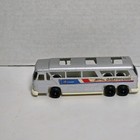 Tootsietoy Tootsie Toy Vintage Greyhound Bus Silver 5  Grey Hound 1970s 1980s