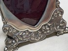 Vintage 1987 Elias  Silvefine Pewter Heart Picture Frame  1743 Usa Ornate Floral
