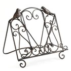 Metal Cookbook Stand Clearance Recipe Book Holder For Kitchen  birds vintage    