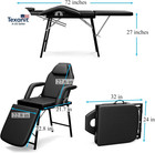Portable Tattoo Chair  Foldable Massage Table Facial Bed  Professional Spa Chair