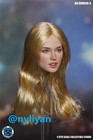 1 6 Female Blonde Hair Star Beauty Girl Head Sculpt For 12 ph Tbl Action Figure
