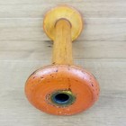 Vintage Primitive Wooden Spool Large 9 5    Textile Factory Industrial Wood Bobbin