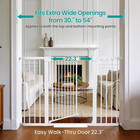 36  Extra Tall Baby Gate  30-54  Wide Dog Gates For Large Dogs  Dual Lock   Self