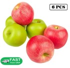 12   Artificial Apples Fake Simulation Fruit Home Kitchen Party Wedding Decor Usa
