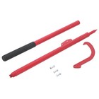 60 In Steel Log Peavey Tool W moving Hook For Moving Logs 8-32 In Diameters Red