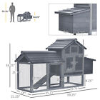 59  Chicken Coop House Poultry Cage Outdoor Backyard Hutch Enclosed For 2 Hens