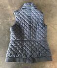 Noel Asmar Quilted  Equestrian Womens Vest  Navy Blue Size M