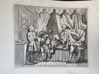 Set Of Three  3  W Hogarth Antique Etchings Printed By Sam Ireland 1700s