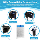 12 Pack Large Replacement Filter Cartridges Compatible With Tetra Whisper Bio-ba