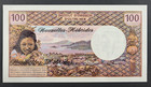 New Hebrides  vanuatu  Banknote Nd  1975  100 Francs P-18c  Woman Unc