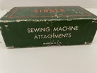 Vintage Singer Sewing Machine Attachments Lot In Original Green Box Usa