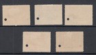 Saudi Arabia  Inauguration Of Damman-riyadh Railway  Specimen punched Hole  1952