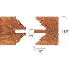 C2184 Passage Doors 6 Pc  Stile   Rail Set - Roman Ogee  1-1 4  Bore